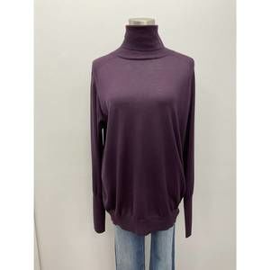 NEW STRENESSE plum wool/cashmere sweater in plum